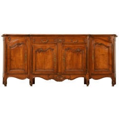 Vintage French Louis XV 2 over 4 Cherry Buffet /Sideboard
