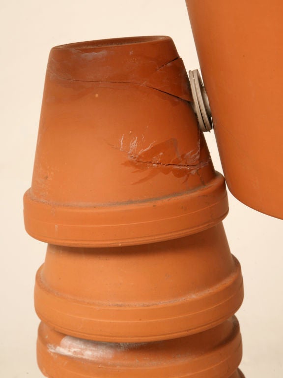 Escultura inglesa vintage de hombre en maceta de terracota para casa, jardín Cty Staffordshire en venta 2