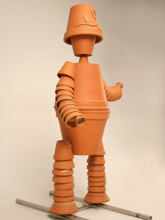 clay pot man