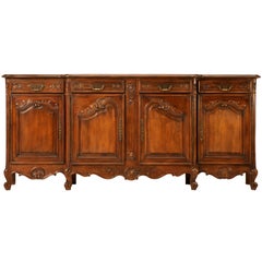 Used French Louis XV Cherry-wood 4 over 4 Buffet