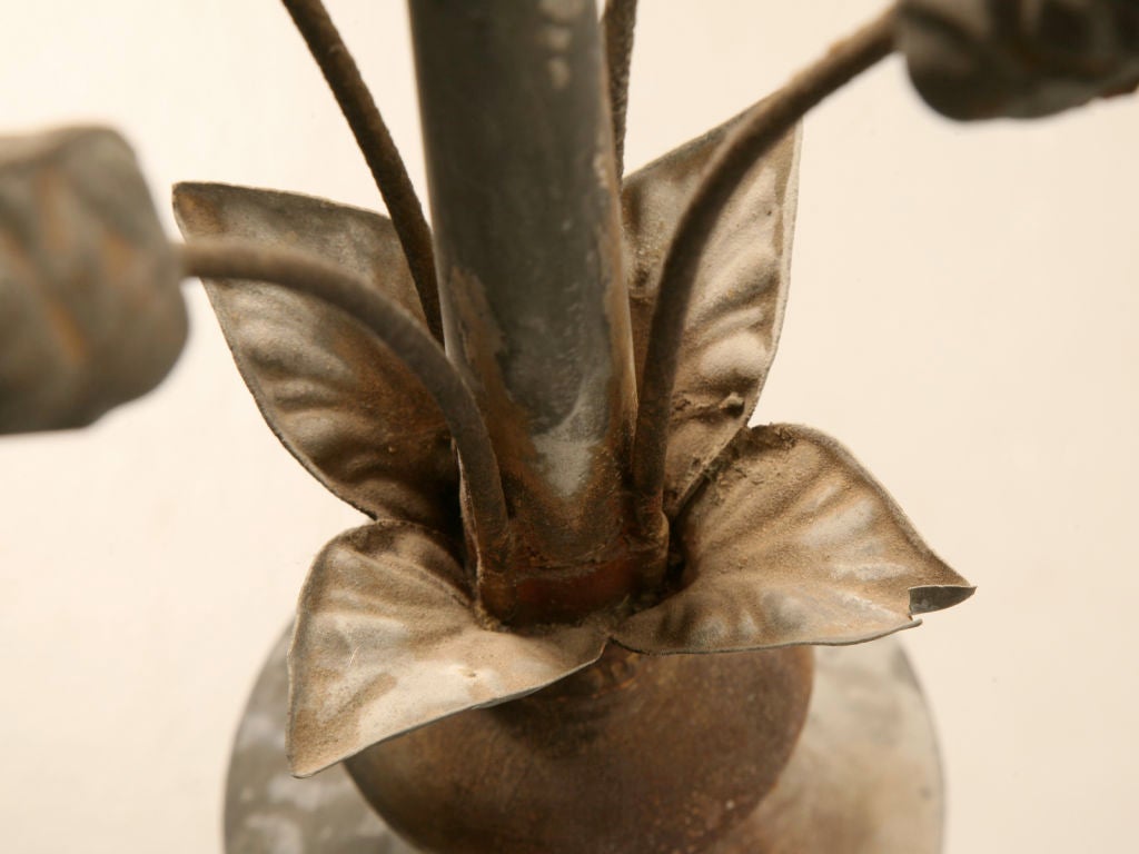 Spectacular Antique French Zinc Roof Top Finial w/Mercury Glass 2