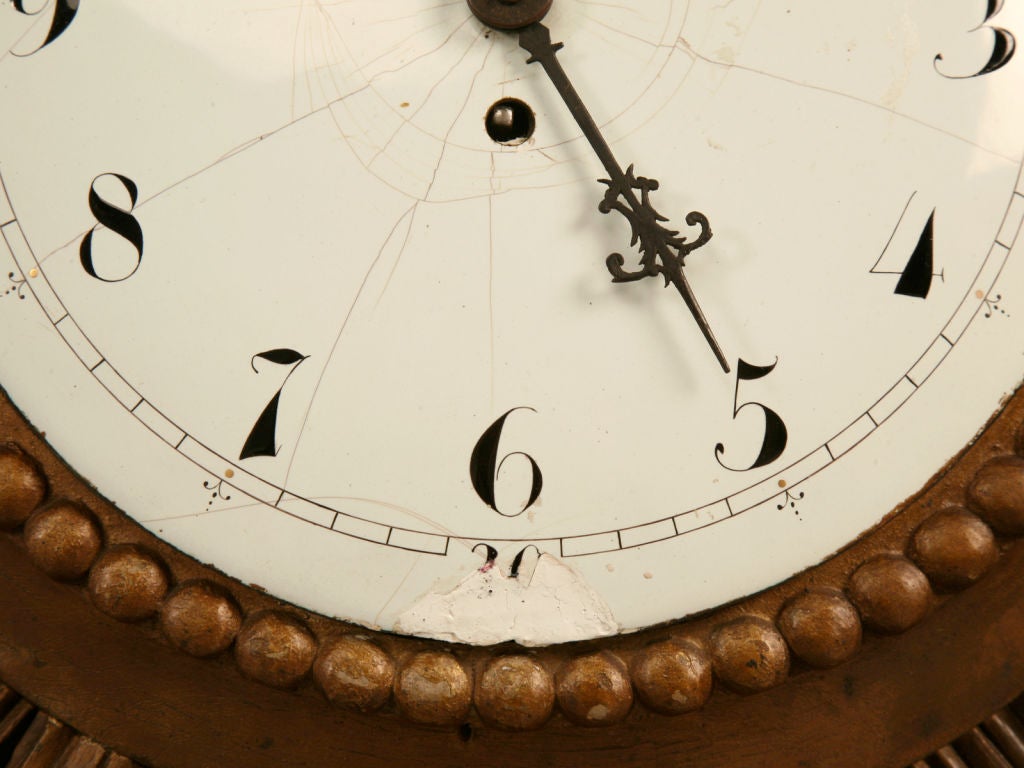 French Sunburst Clock with Porcelain Face 2