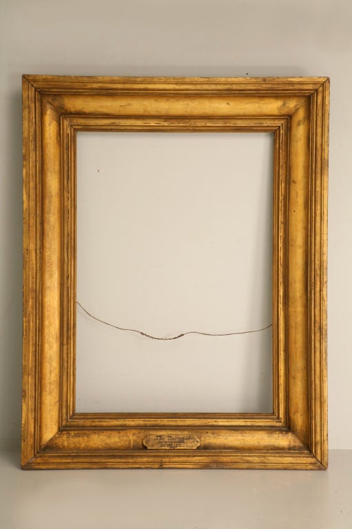 Extraordinary Framed Antique "School of Barbizon"  Oil on Canvas