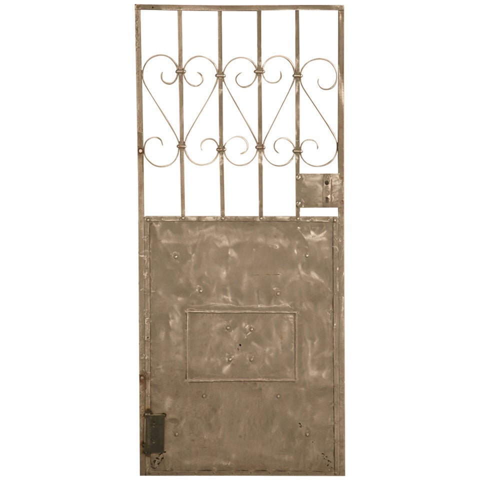 Antique French Steel Door