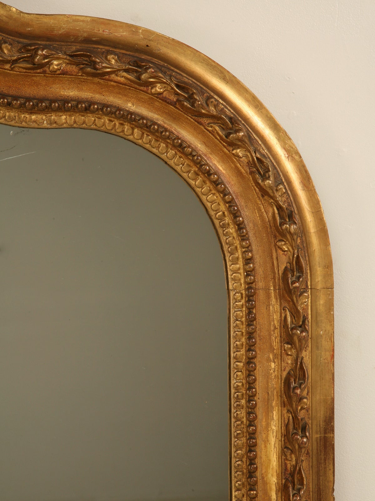 Late 19th Century Antique French Gilded Mirror, circa 1800s