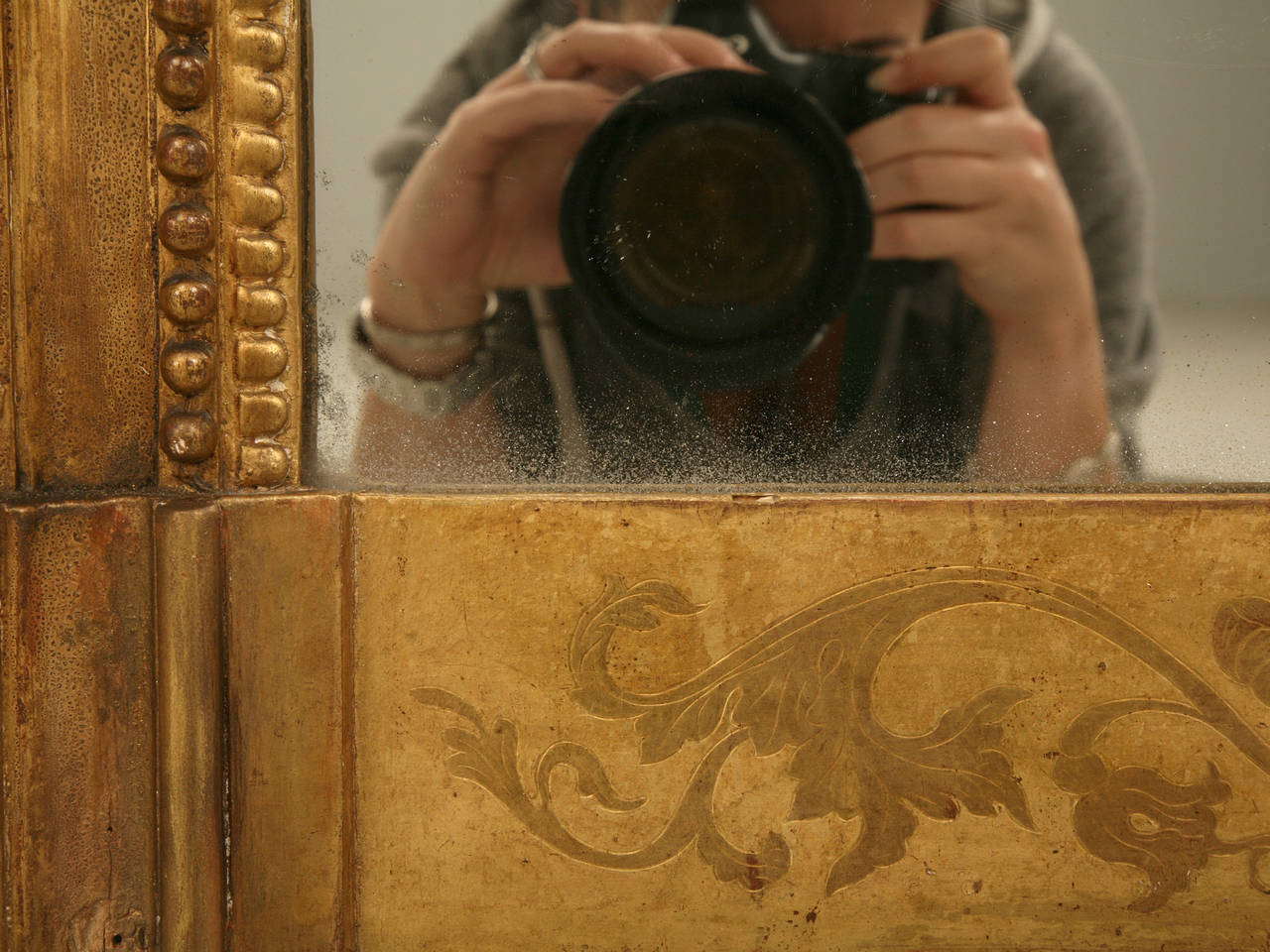 Antique French Gilded Mirror, circa 1800s 4