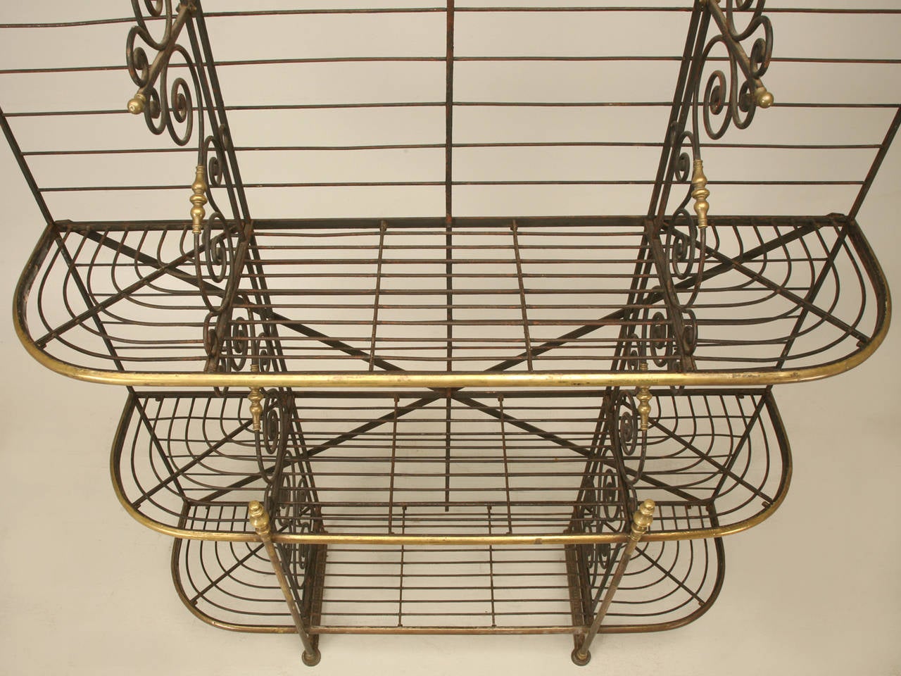 french bakers rack antique