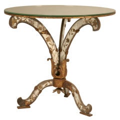 Exquisite Petite Vintage French Eglomise End, Side, Coffee Table