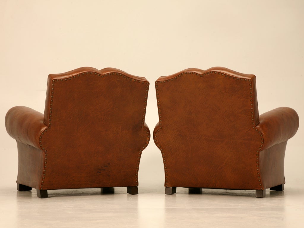 Completely Restored French 40's Moustache Back Club Chairs 6