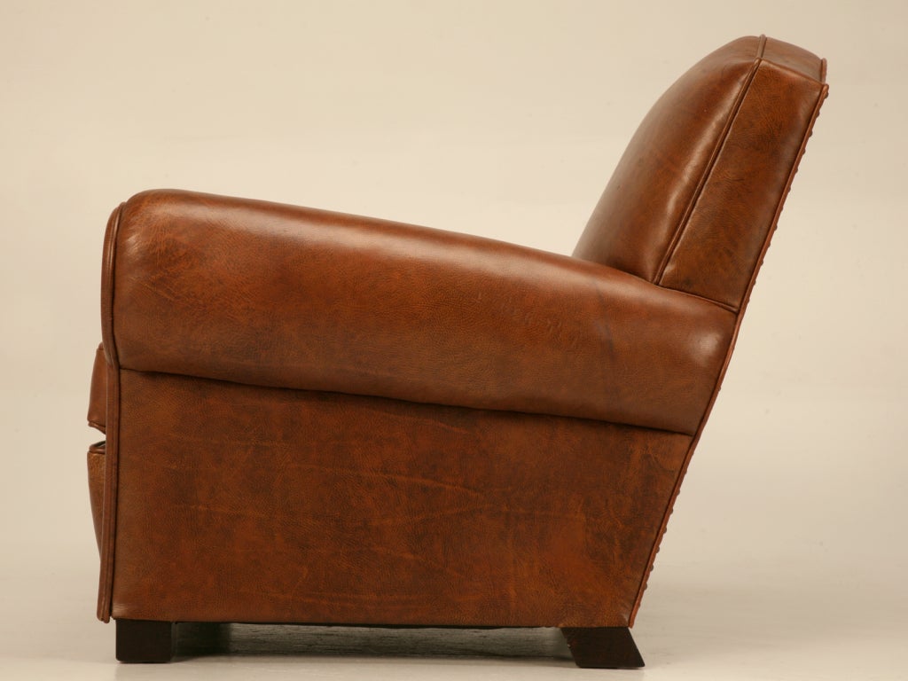 Completely Restored French 40's Moustache Back Club Chairs 5