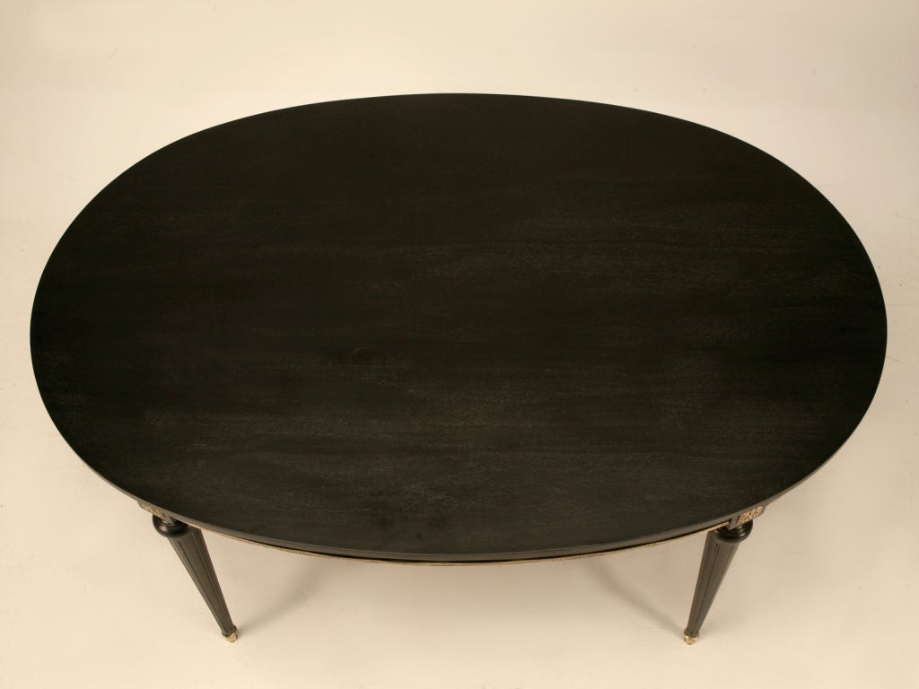 oval french dining table