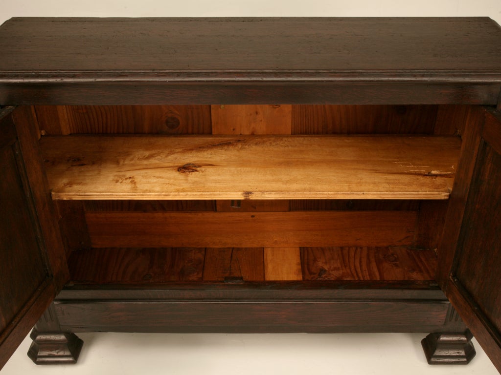 Shallow Antique French Oak 2 Door Buffet/Server/Console or ?? 7