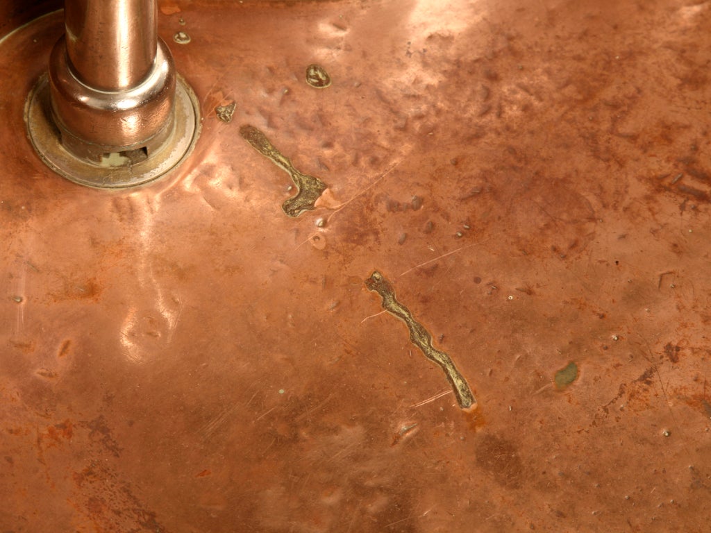 antique copper sink
