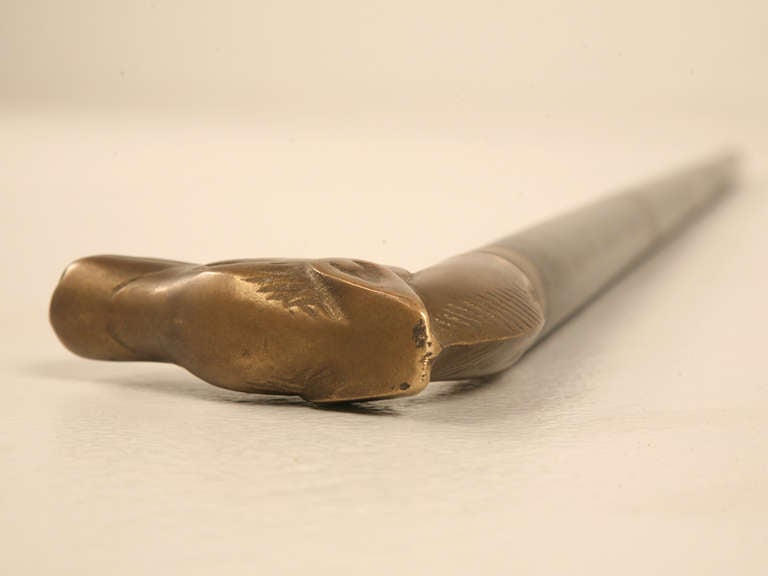 Französischer Gentleman's Walking Stick für Herren mit Pferdegriff und Flask (21. Jahrhundert und zeitgenössisch)
