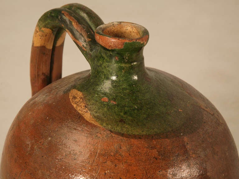 antique french wine jug