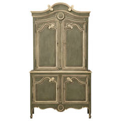 Vintage Baker Country, French Style Armoire or Buffet Deux Corps