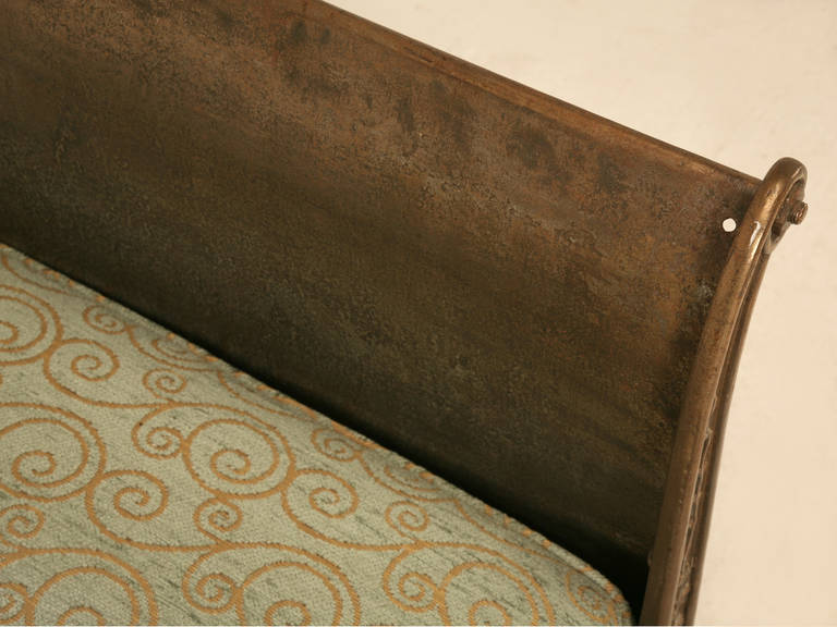 20th Century Burnished Steel French Daybed