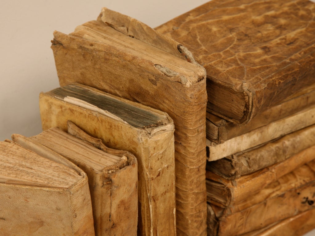 Italian Fabulous Collection of 11 Early Latin Books w/Vellum Bindings