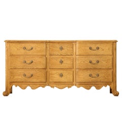 Quality Vintage "Baker" 9 Drawer Louis XV Style Dresser/Buffet 6