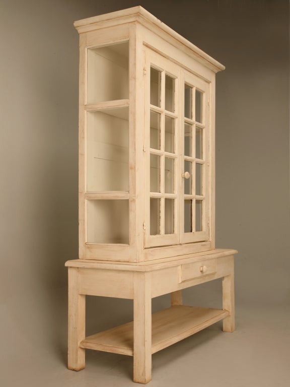 Vintage French Cabinet Made From Reclaimed Antique Windows