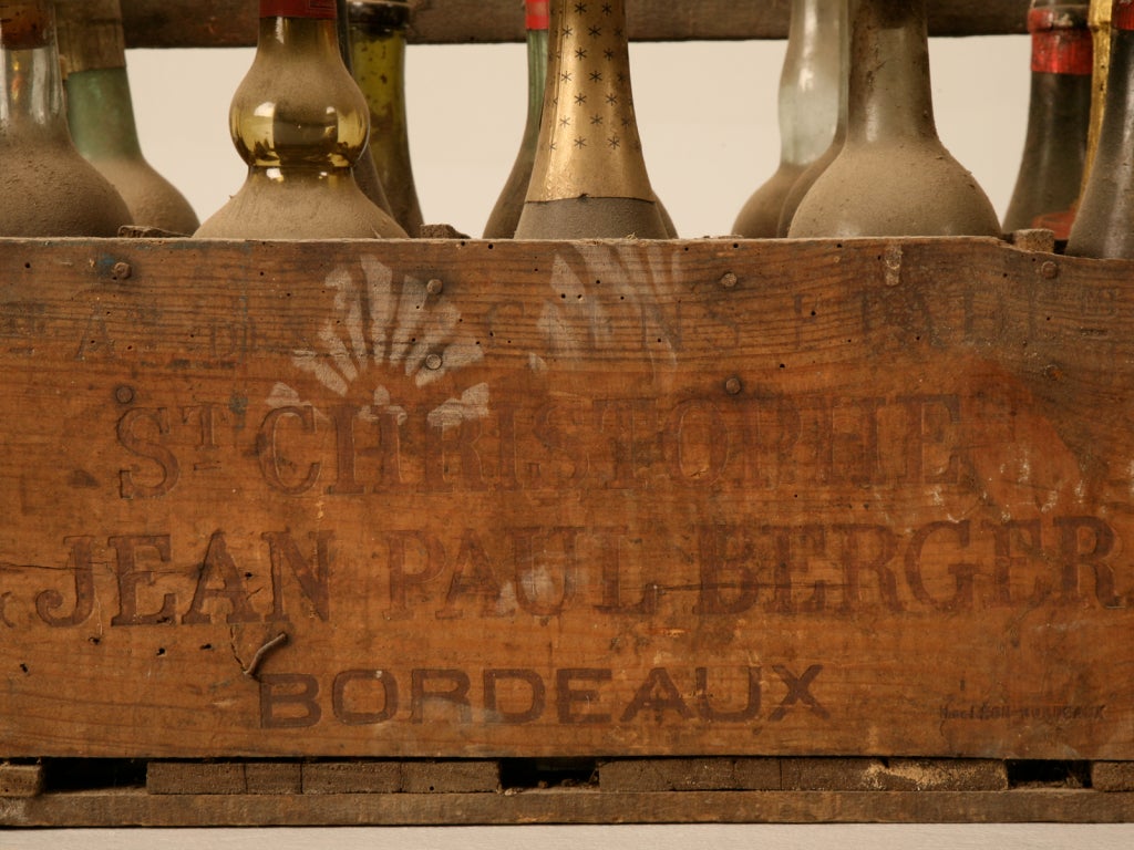 Original Vintage French Wine Crate(s) for Decoration 4