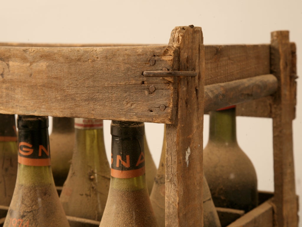 old wine crate