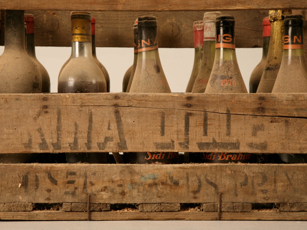 Original Vintage French Wine Crate(s) for Props & Decoration In Good Condition In Chicago, IL