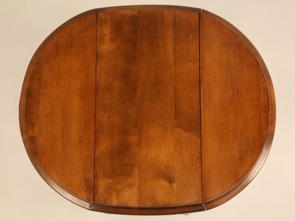 antique drop leaf side table
