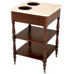 Antique French Mahogany Rafraichissoir (Refresher), circa 1920s