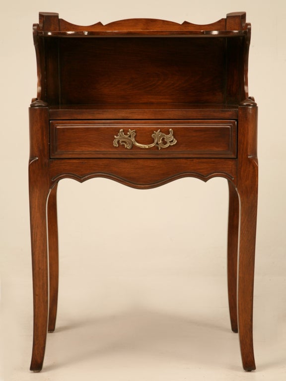 Vintage Danby Louis Xv 2 Tier Nightstand End Table W Drawer At 1stdibs 2 Tier Nightstand End Table W Drawer American Vintage