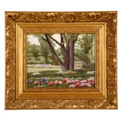 Original "Summer in the South" Signed LL--Nice Gilt Frame 8