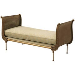 Burnished Steel French Daybed