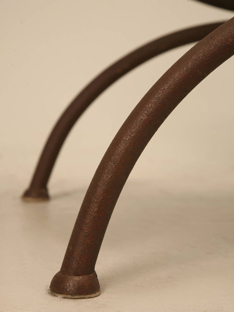Hand-Forged Iron Vanity Bench 3