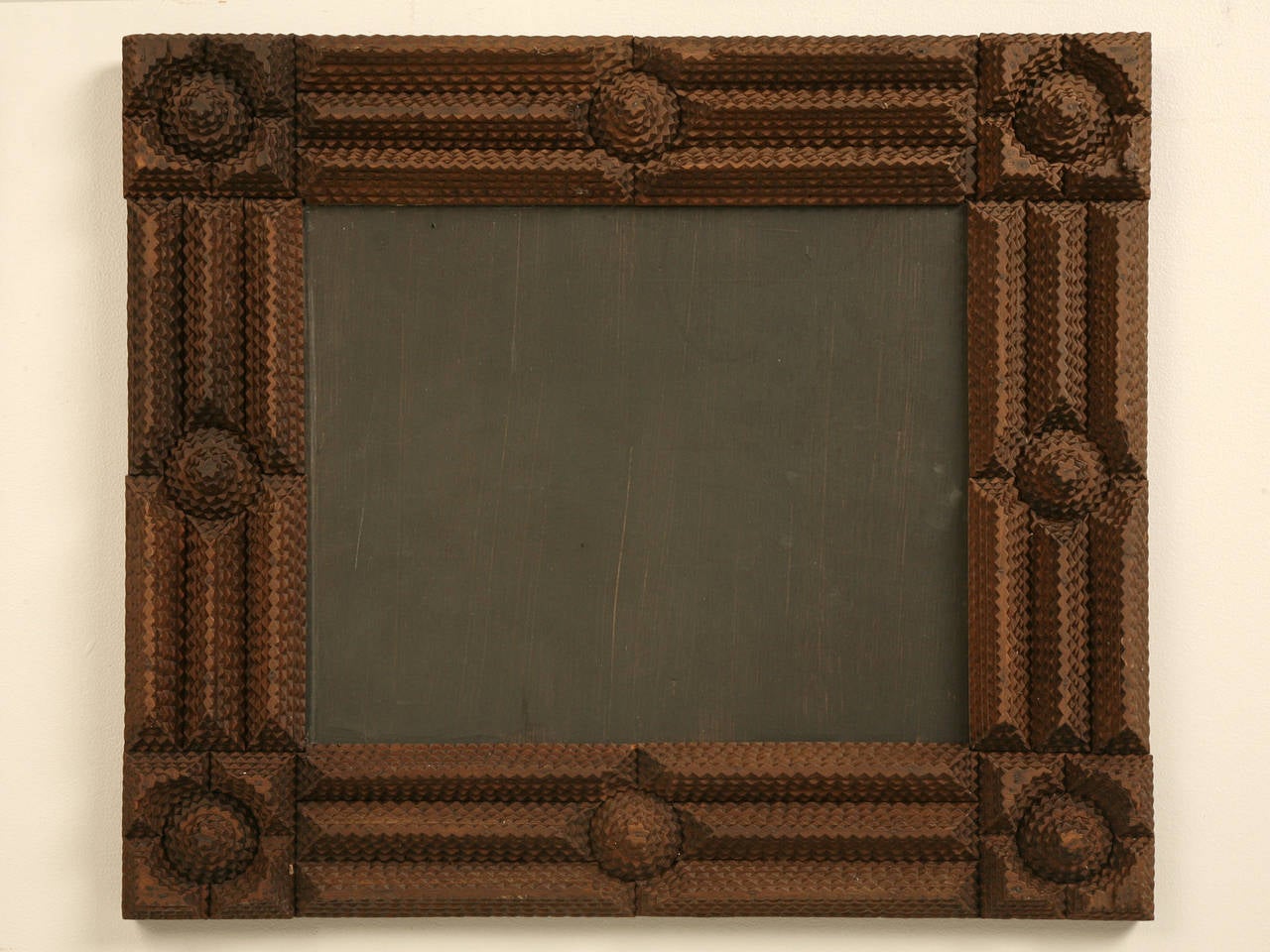 Antique Tramp Art Frame Collection from France 3