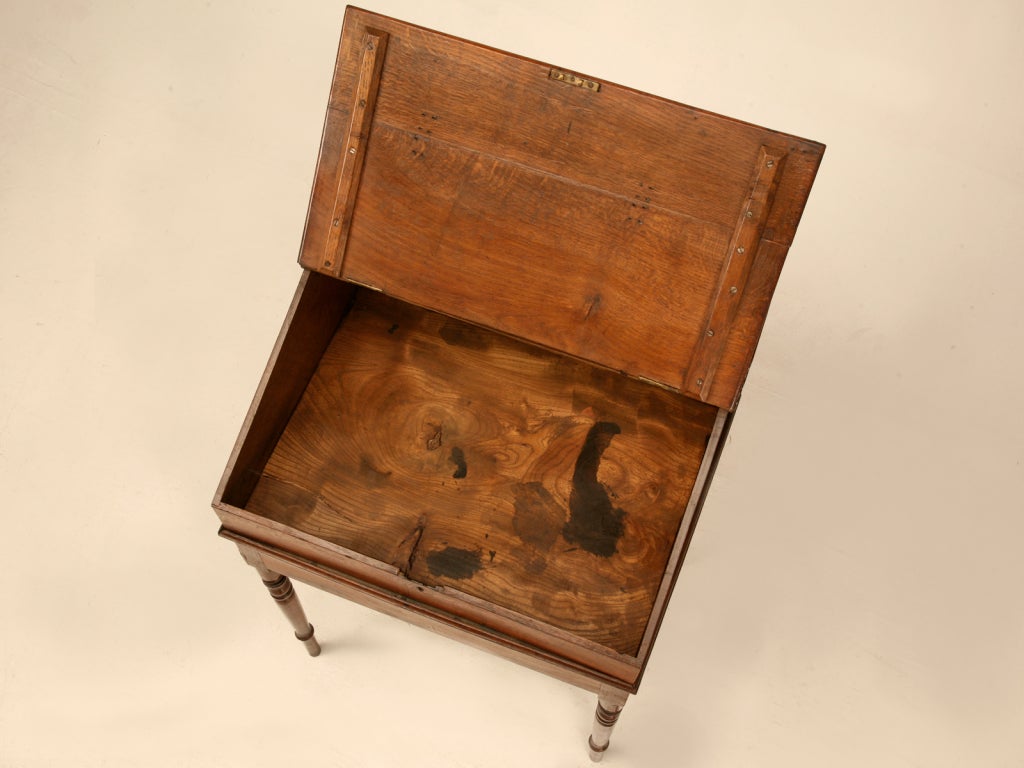 antique quarter sawn oak desk