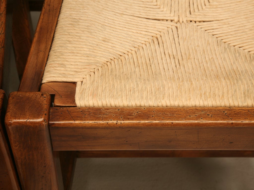 8 Handmade Vintage Country French Ladder-back Dining Chairs 3