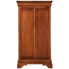 Vintage American Cherry Louis Philippe Style Armoire by Mt. Airy