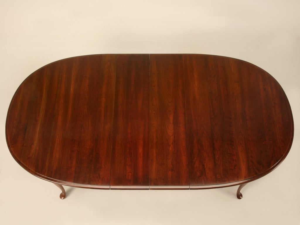 vintage oval dining table