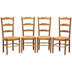 French Ladder-Back Side Chairs, circa 1930