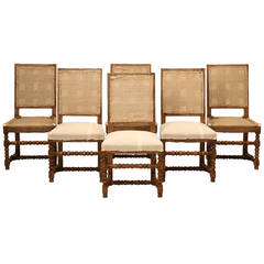 French Side Chairs, Set of Six, circa 1880