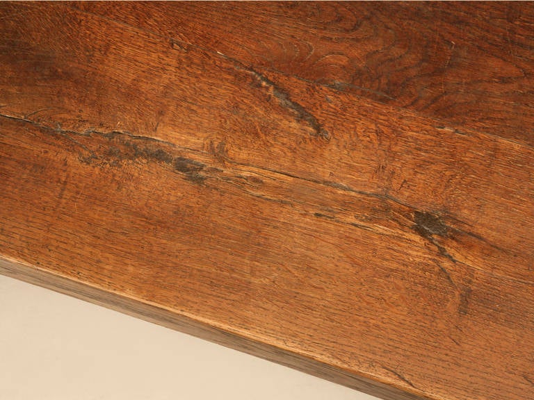 white oak trestle dining table