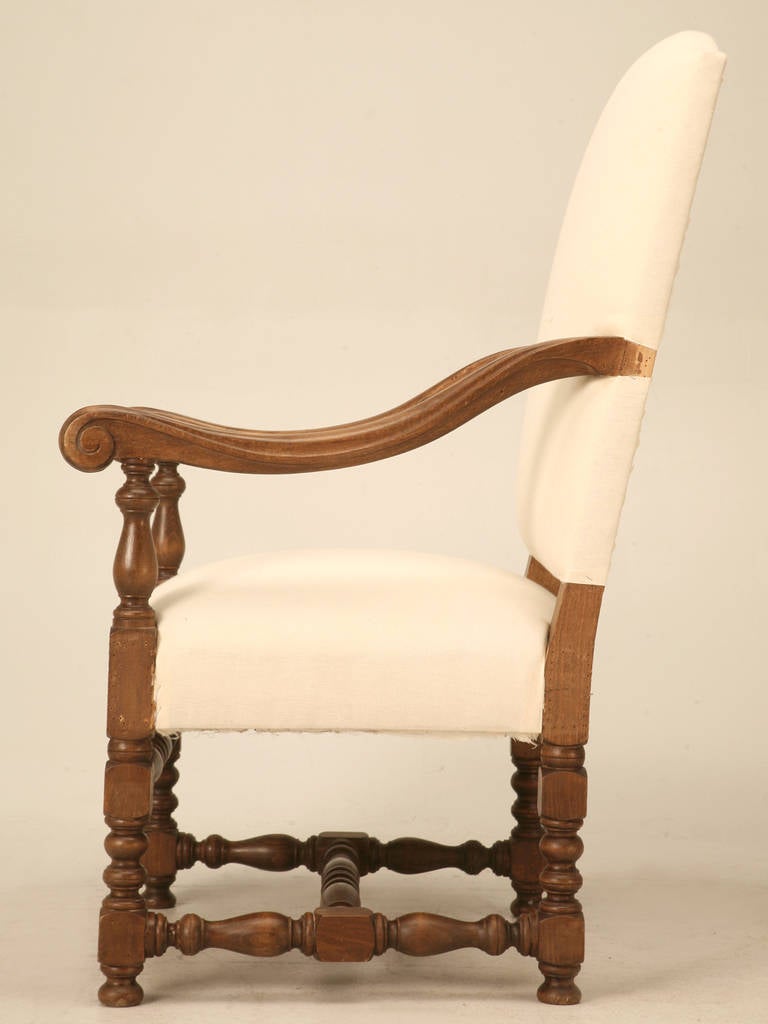 French Pair of Armchairs or Throne Chairs 4