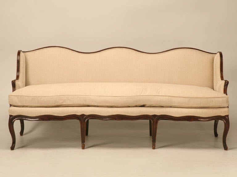 Louis XV Style French Walnut Sofa