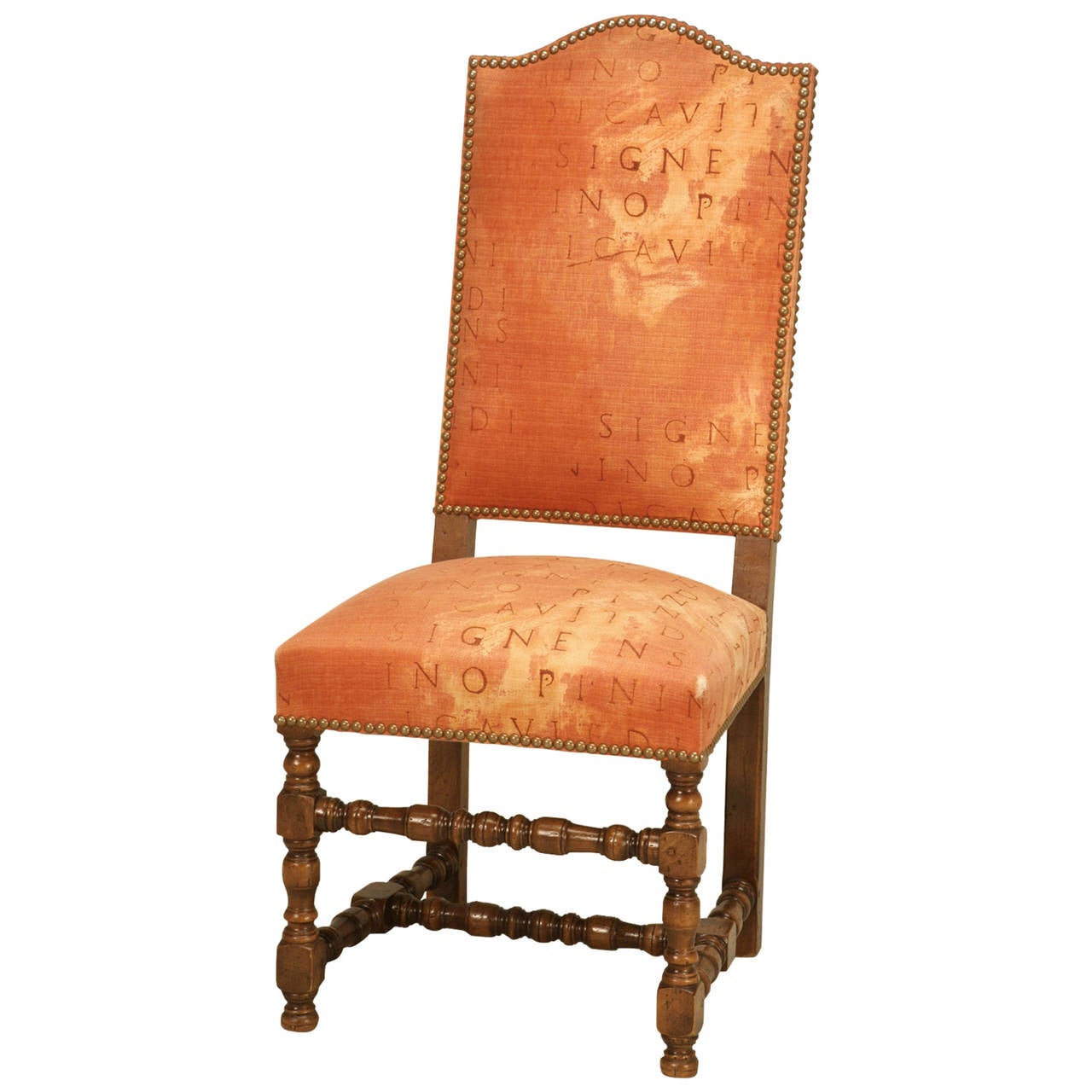 Antique French Desk or Side Chair, circa 1800s at 1stDibs