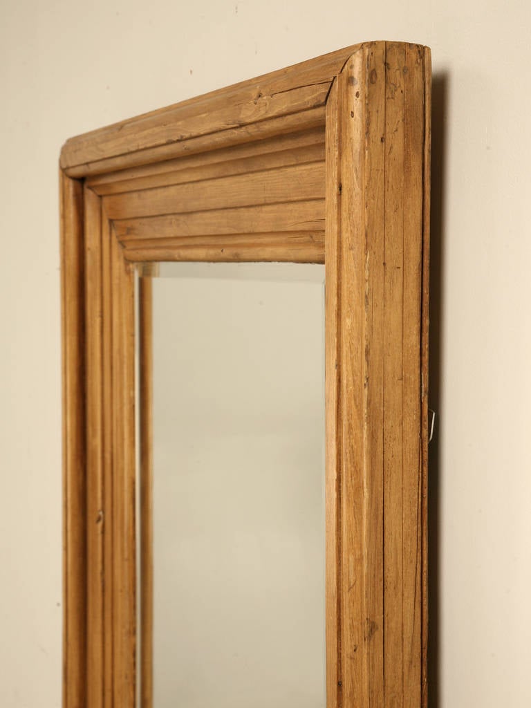 antique pine mirror
