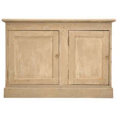 Original Paint Antique French Patisserie Three-Door Cupboard 4