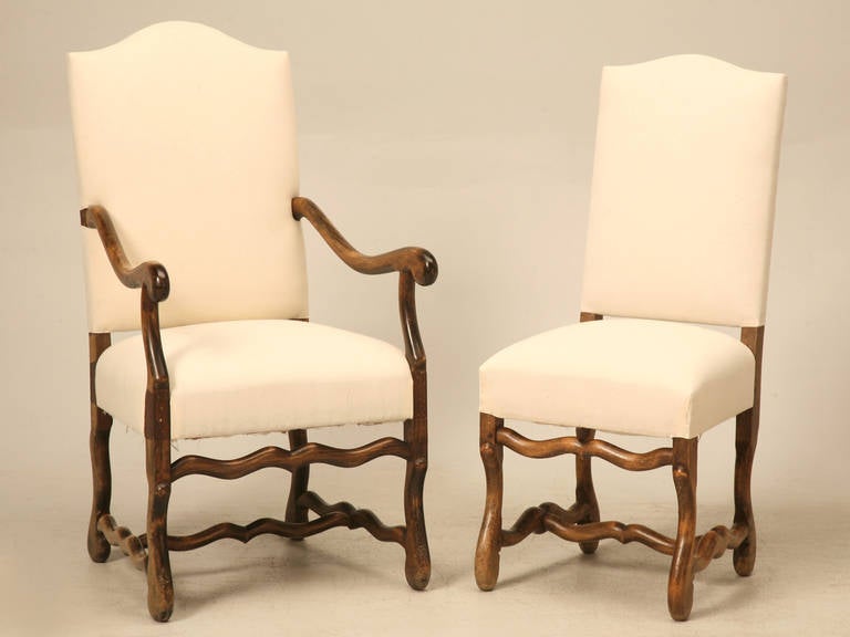 Set of Ten French Dining Chairs Restored, circa 1920 4