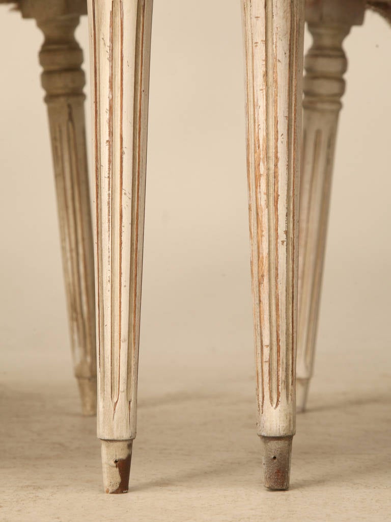 French Louis XVI Style DIning Chairs, circa 1930 2