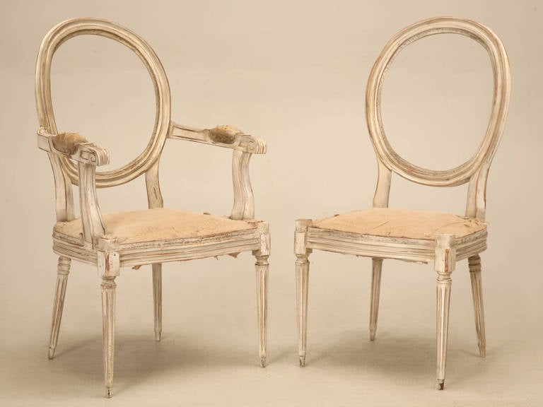 French Louis XVI Style DIning Chairs, circa 1930 3