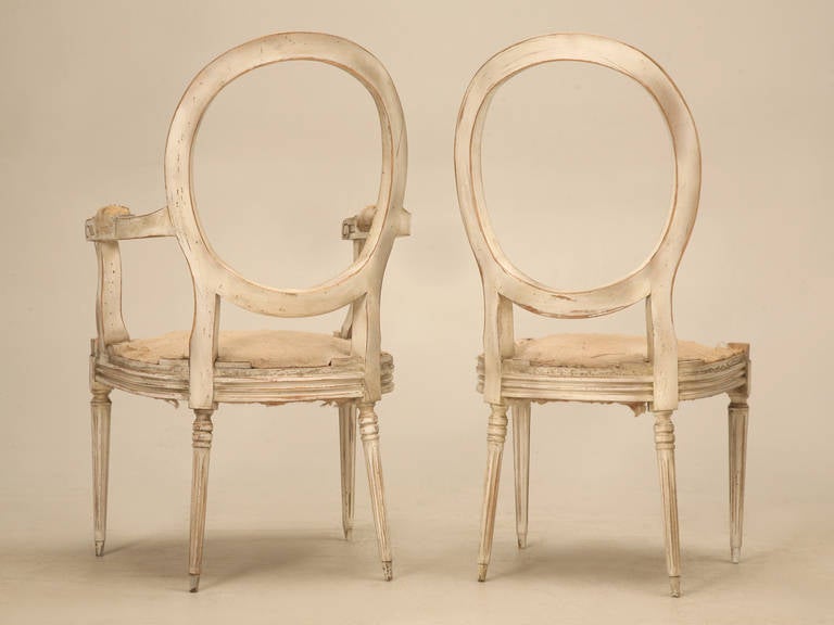 French Louis XVI Style DIning Chairs, circa 1930 5